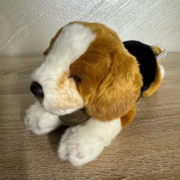 Yomiko Classics Plush Realistic Beagle 11” Puppy Dog Stuffed Russ Berrie - Picture 9 of 11